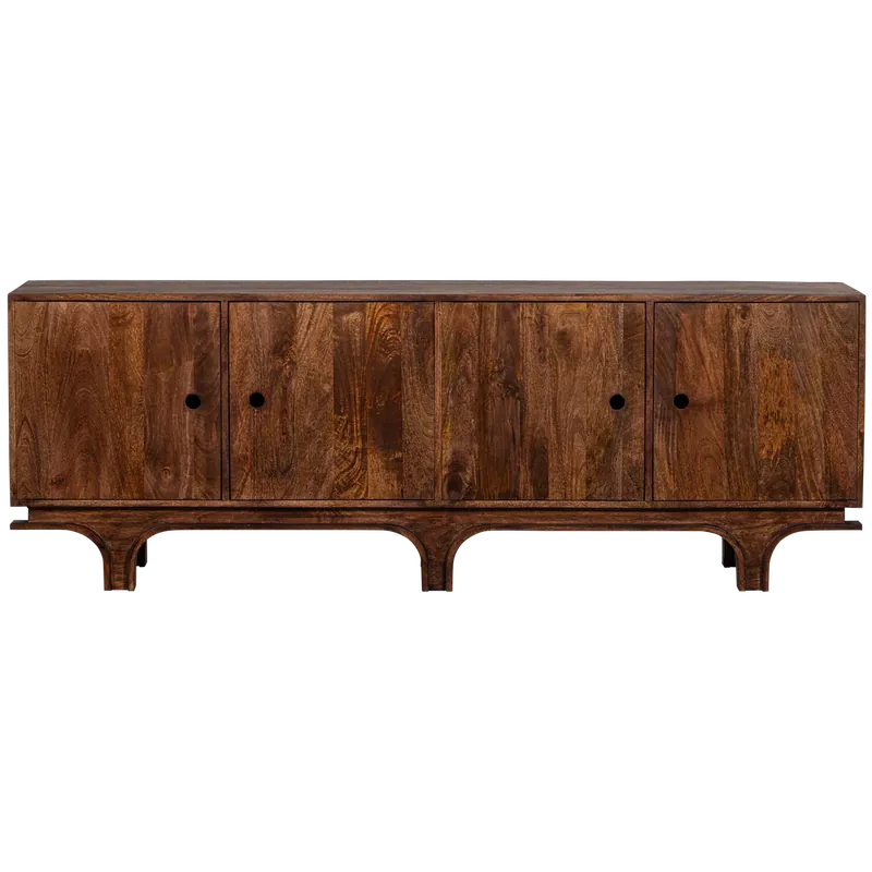 WOOOD SILAS TV MEUBEL 120CM ESSEN BLACKNIGHT [fsc]